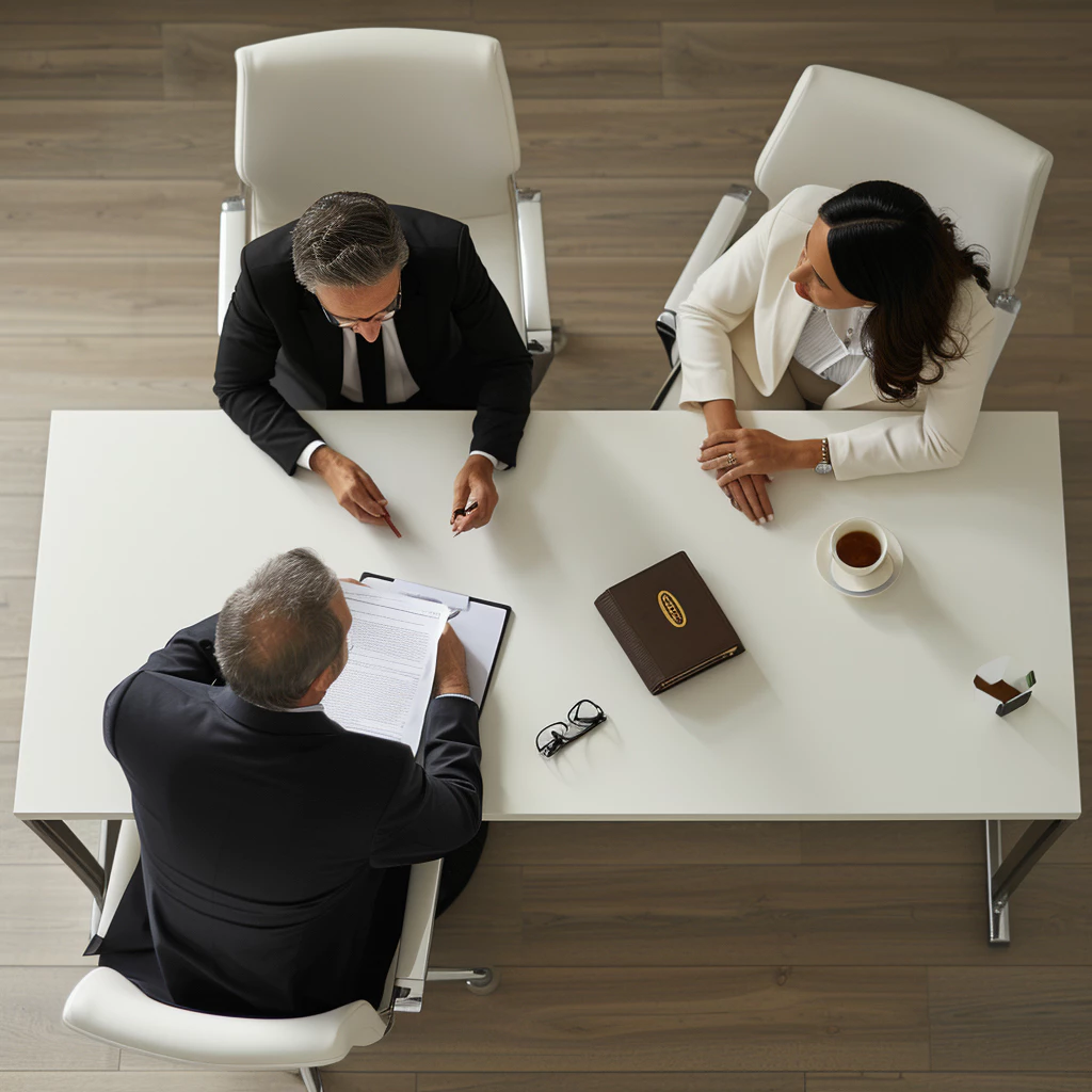 providing consulting services in the office to a client